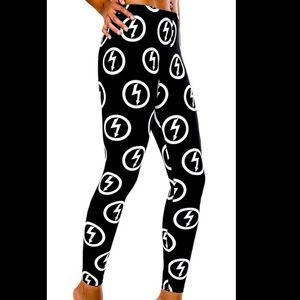 KILLSTAR Marilyn Manson Bolt Leggings Large L